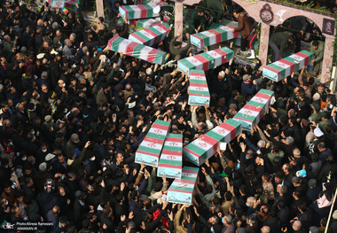 مراسم تشییع 200 شهید گمنام دفاع مقدس در تهران - 3 