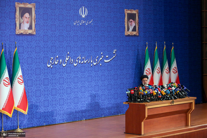 اولین نشست خبری سید ابراهیم رئیسی رئیس‌جمهور منتخب/ ابراهیم رییسی / پرتره ابراهیم رییسی / Mahmoud arefi