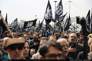 مراسم عزاداری شهادت حضرت فاطمه(س) در تهران