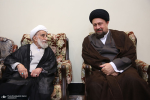 حاشیه تجدید میثاق هیأت رئیسه و اعضای مجلس خبرگان رهبری با آرمان های امام خمینی(س)