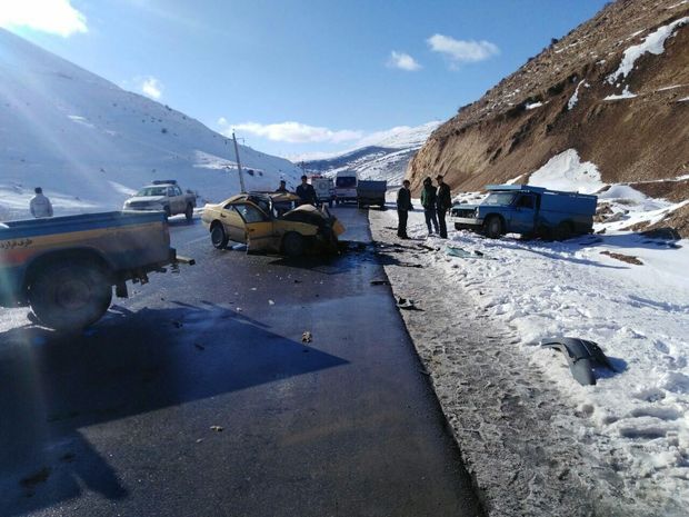 حادثه رانندگی در خلخال ۶ مصدوم برجای گذاشت