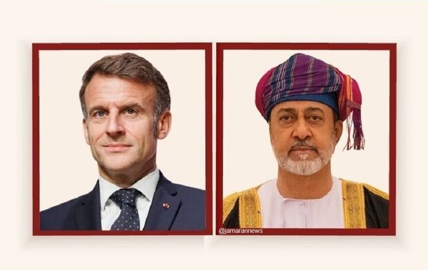 گفت‌وگوی سلطان عمان و رئیس‌جمهور فرانسه درباره تحولات منطقه