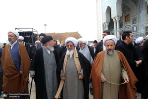 مراسم تشییع و خاکسپاری حجت الاسلام والمسلمین حاج شیخ عباس صالحی منش(ره)
