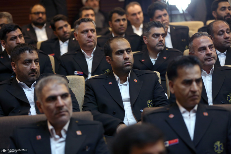دیدار مدیران اورژانس استان تهران با سید حسن خمینی