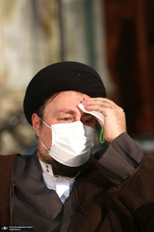 مراسم عزاداری شام غریبان حسینی (ع) در حرم امام خمینی