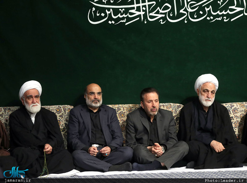 مراسم عزاداری شب عاشورای حسینی با حضور رهبر معظم انقلاب اسلامی