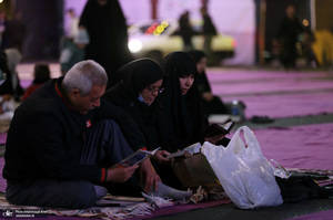 احیای شب بیست و سوم ماه مبارک رمضان در میدان فلسطین