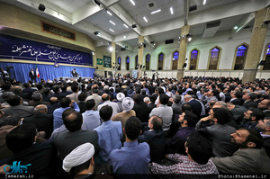 دیدار جمعی از استادان، نخبگان و پژوهشگران دانشگاه‌ها با رهبر معظم انقلاب