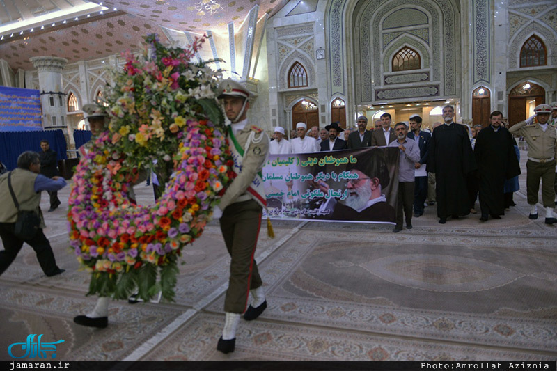 تجدید میثاق اقلیت های دینی با آرمان های حضرت امام(س) 