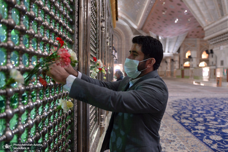 مراسم میلاد حضرت زهرا (س) و امام خمینی (ره) با حضور کارکنان بهشت زهرا