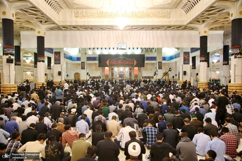 مراسم احیای شب بیست و یکم ماه رمضان در حرم مطهر حضرت معصومه (س)