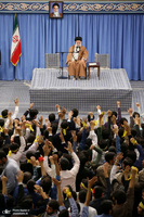 دیدار هزاران نفر از دانشجویان و دانش‌آموزان با رهبر معظم انقلاب