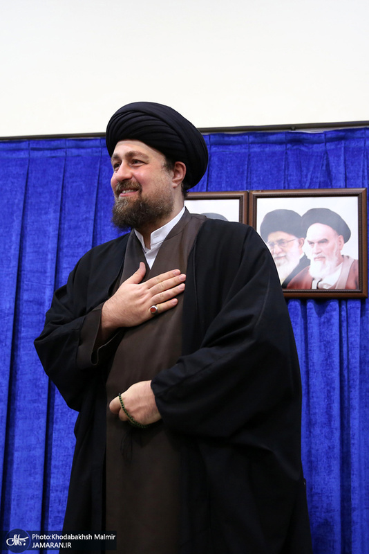 دیدار جمعی از پیشکسوتان و ورزشکاران با سید حسن خمینی
