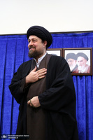 دیدار جمعی از پیشکسوتان و ورزشکاران با سید حسن خمینی