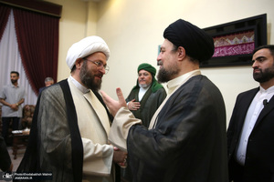 دیدار چند تن از مهمان خارجی سی و هفتمین کنفرانس وحدت اسلامی با سید حسن خمینی