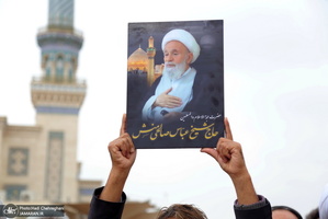 مراسم تشییع و خاکسپاری حجت الاسلام والمسلمین حاج شیخ عباس صالحی منش(ره)