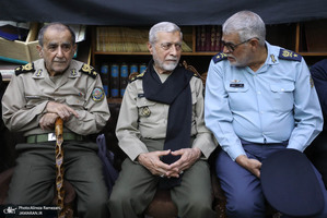 مراسم تکریم ۵۷ شهید گلگون کفن ارتش جمهوری اسلامی ایران