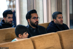 مراسم اولین ساگرد حضرت آیت الله رحمت در حرم مطهر امام خمینی (س)