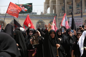 مراسم وداع با رهبر شهید انقلاب در مصلی تهران
