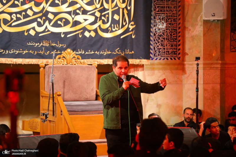 مراسم عزاداری شهادت حضرت فاطمه زهرا (س) در مسجد اعظم قم‎