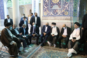 مراسم چهلمین شب درگذشت آیت الله العظمی سید محمدسعید حکیم در قم‎