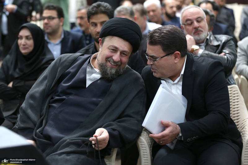 دیدار مدیران و کارکنان نهاد کتابخانه‌های عمومی کشور با سید حسن خمینی