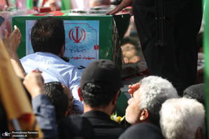 مراسم تشییع شهدای جنگ تحمیلی رژیم صهیونیستی در تهران-2