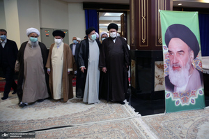 حاشیه تجدید میثاق هیأت رئیسه و اعضای مجلس خبرگان رهبری با آرمان های امام خمینی(س)