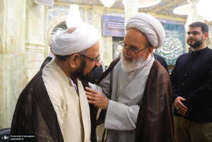 مراسم شانزدهمین سالگرد ارتحال آیت الله بهجت‎ (ره) در قم