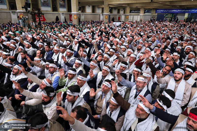 دیدار بسیجیان با رهبر معظم انقلاب