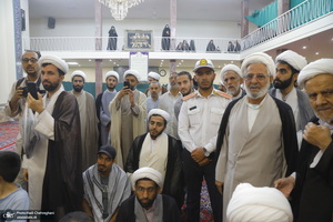 عمامه گذاری طلاب در روز میلاد پیامبر اکرم (ص) و امام صادق (ع) توسط مراجع تقلید