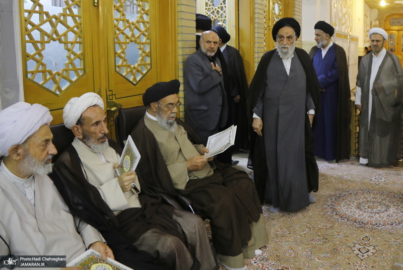 مراسم سالگرد ارتحال امام خمینی (س) از سوی رهبر معظم انقلاب اسلامی در قم