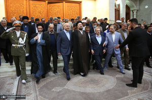 تجدید میثاق رئیس و نمایندگان مجلس با آرمان های حضرت امام خمینی (س)