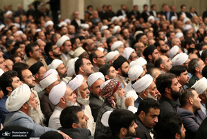 دیدار مسئولان نظام و میهمانان کنفرانس وحدت اسلامى‌ با رهبر معظم انقلاب