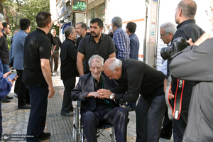 مراسم تشییع سیدعلی صنیع خانی از مسجد الرسول (ص) نازی آباد