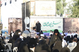 مراسم بزرگداشت رحلت امام خمینی (ره) و قیام 15 خرداد درجوار بیت تاریخی امام در قم