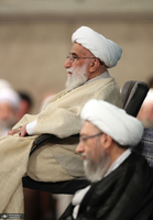 دیدار مسئولان نظام و مهمانان کنفرانس وحدت اسلامی با رهبر معظم انقلاب