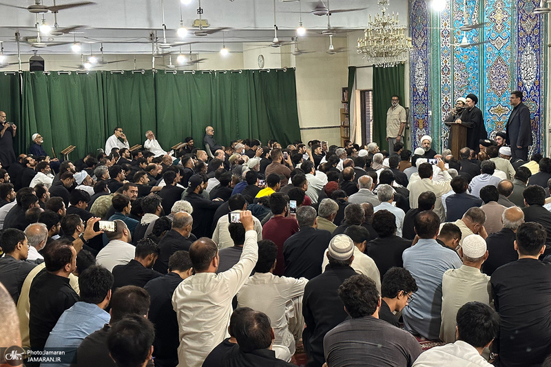 سخنرانی سید حسن خمینی در مسجد امام صادق (ع) اسلام آباد