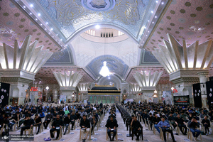 آزمون ورودی حوزه علمیه استان تهران در حرم مطهر امام خمینی