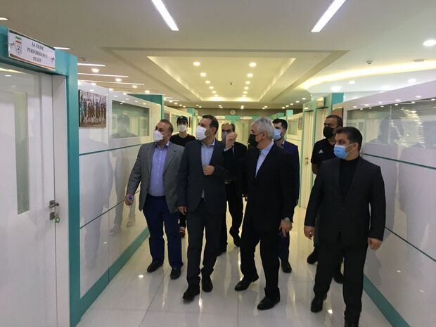 بازدید سجادی از تمرین تیم ملی پیش از دیدار با سوریه

