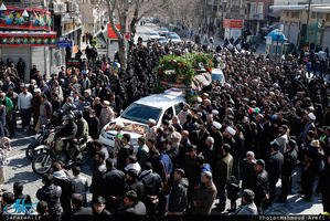  تشییع پیکر شهدای گمنام در تهران