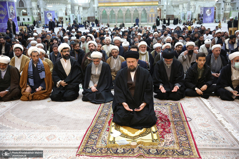 مراسم شب میلاد حضرت علی (ع) در حرم مطهر امام خمینی