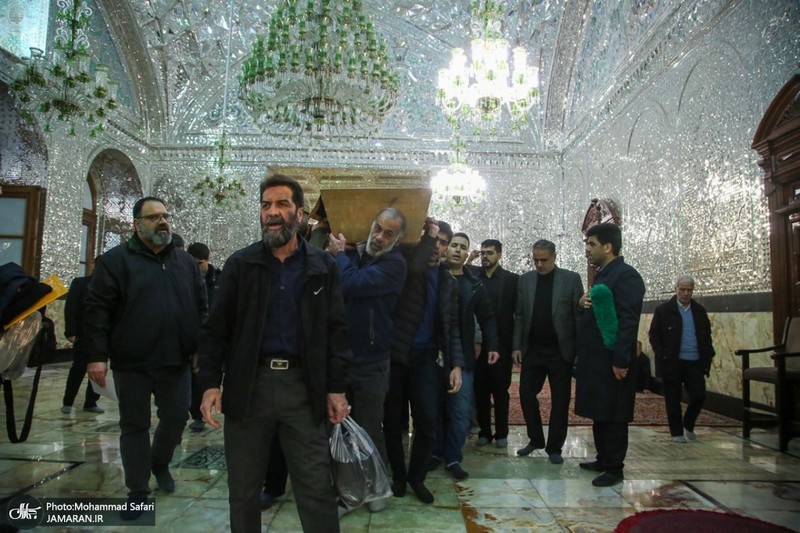 مراسم تشییع و خاکسپاری پدر دکتر جوادی یگانه