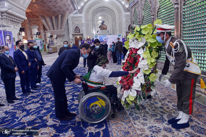 تجدید میثاق جمعی از اعضای انجمن ام اس با آرمان های حضرت امام خمینی (س)