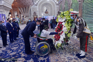 تجدید میثاق جمعی از اعضای انجمن ام اس با آرمان های حضرت امام خمینی (س)