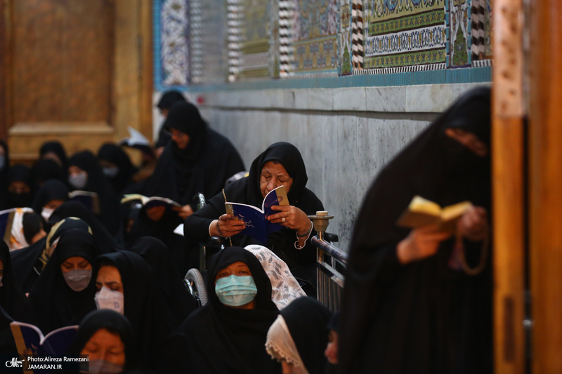 مراسم احیای شب بیست و یکم ماه رمضان در حرم مطهر امام رضا (ع)