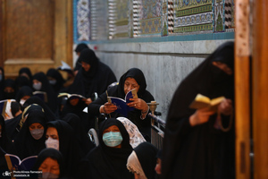 مراسم احیای شب بیست و یکم ماه رمضان در حرم مطهر امام رضا (ع)