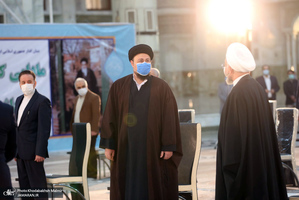 تجدید میثاق رئیس جمهور و اعضای هیأت دولت با آرمان‌های حضرت امام(س)