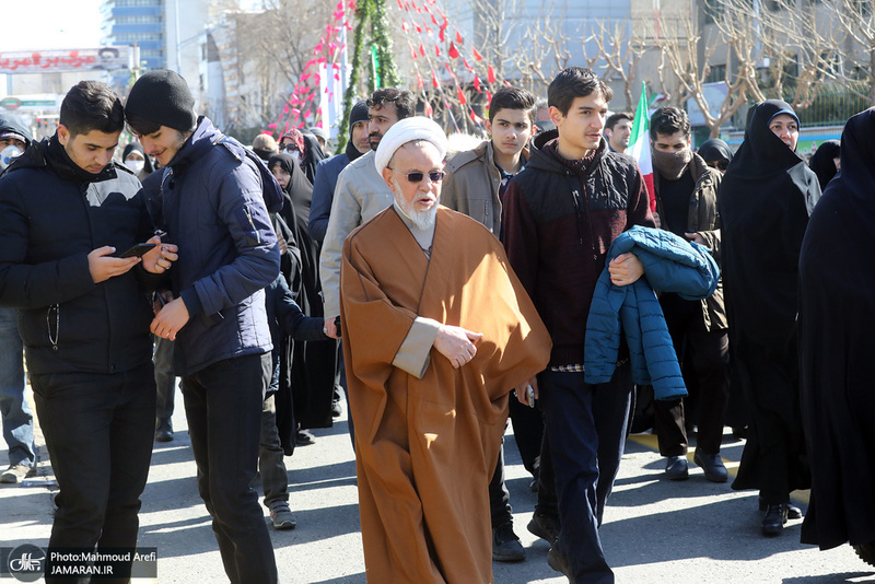 راهپیمایی باشکوه 22 بهمن-4 / آیت الله هاشم زاده هریسی