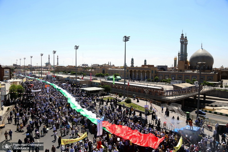 راهپیمایی باشکوه روز جهانی قدس در قم - 6